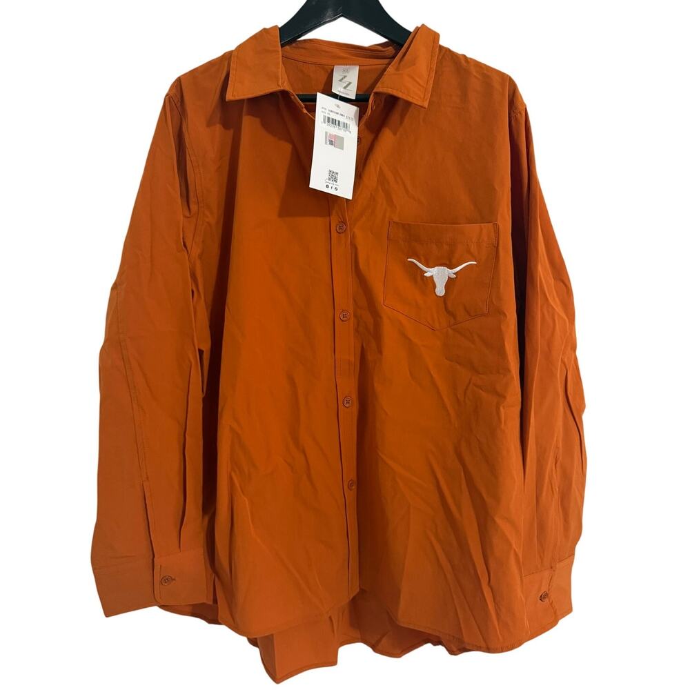 NWT Texas Longhorns Button-Up Shirt Men's Size XL